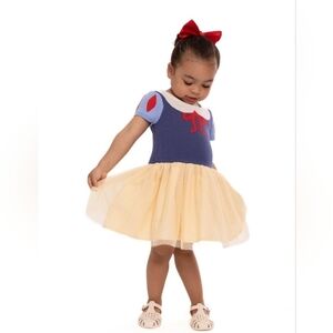 Disney Princess Cosplay Snow White Sweater Tutu Dress 2T